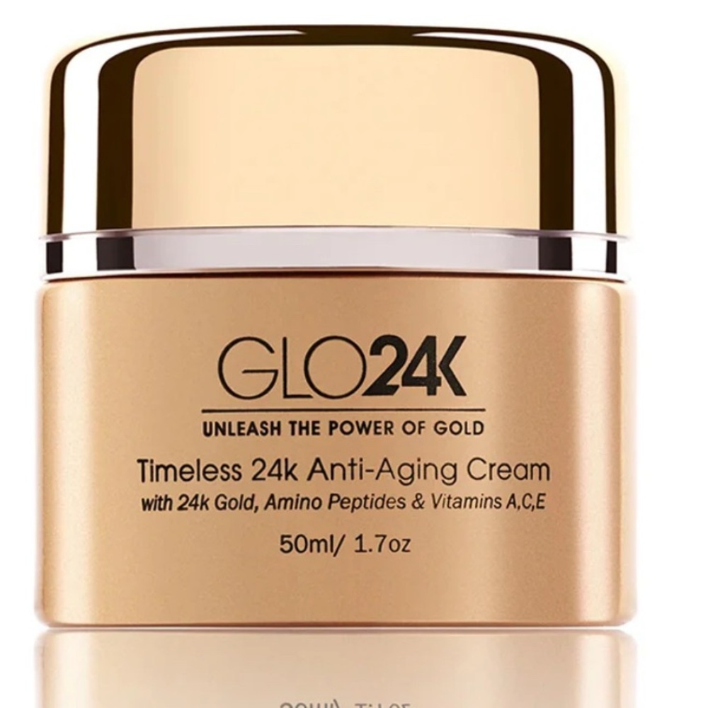 GLO24K Timeless 24k Anti-Aging Cream 1.6 oz NIB